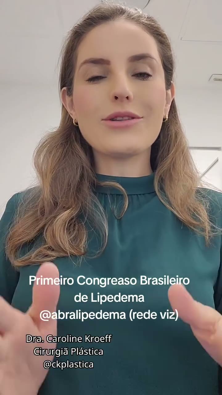 Venham para o Primeiro Congresso de Lipedema! Estou muito honrada em ser palestrante nesse evento que reunirá profission