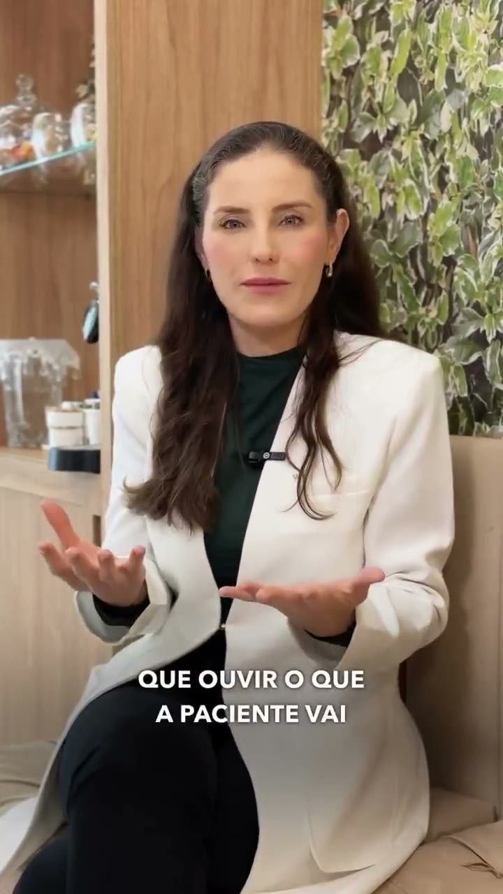 Antes de pensar na cirurgia, eu quero conhecer a pessoa que está sentada na minha frente 🤍