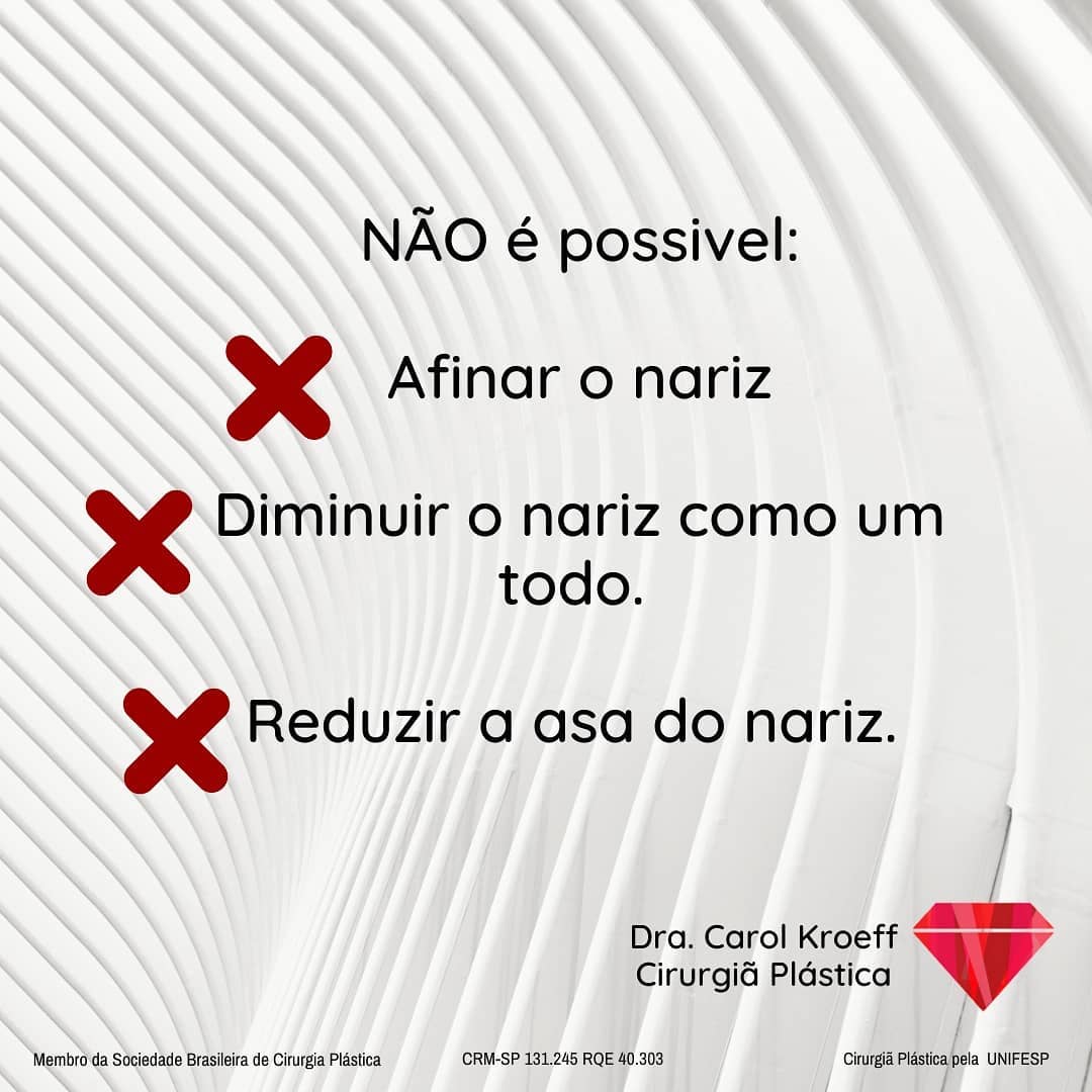 O tratamento cirúrgico ou não do nariz envolve planejamento e um traten to individualizado. Amo quando podemos trazer mu (6/10)