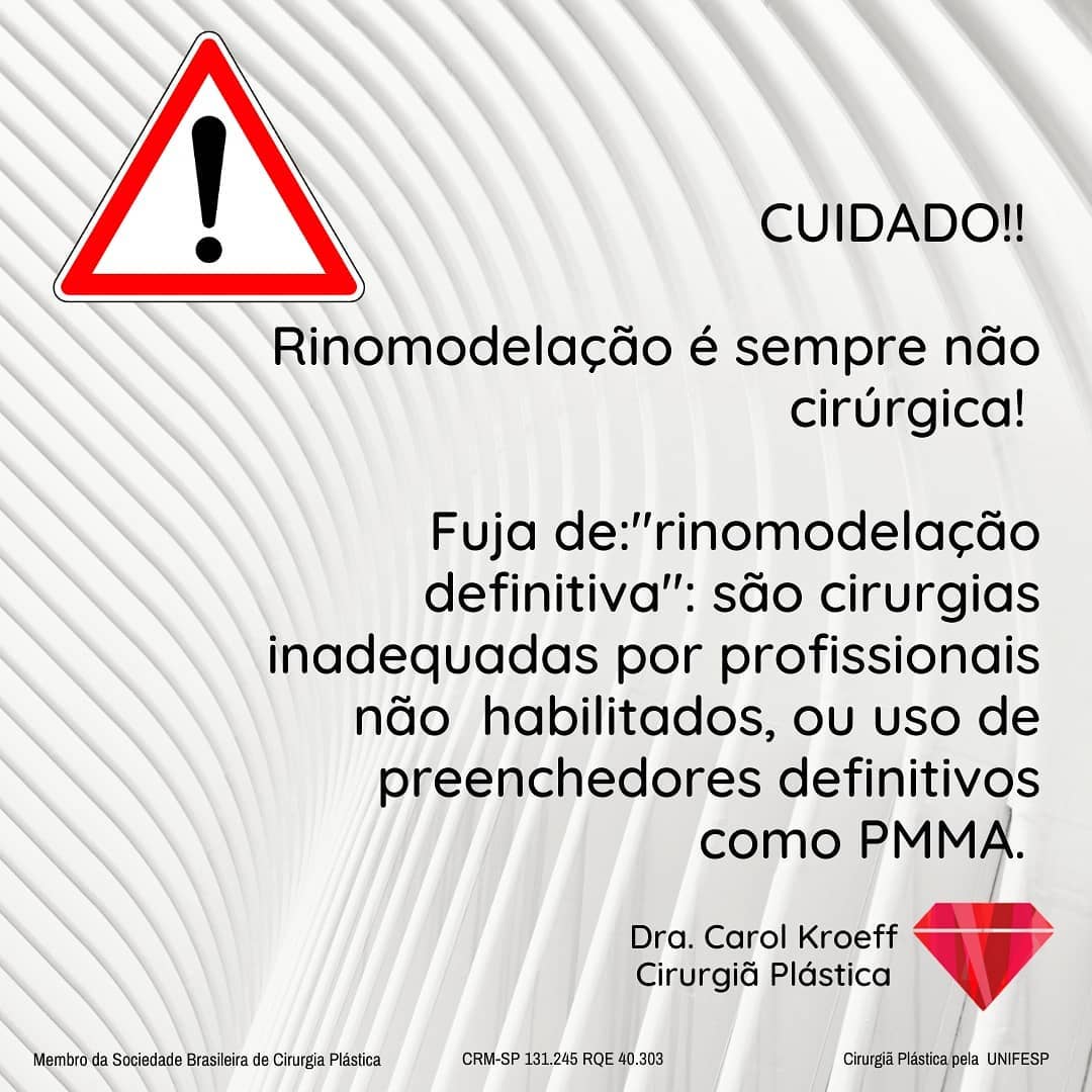 O tratamento cirúrgico ou não do nariz envolve planejamento e um traten to individualizado. Amo quando podemos trazer mu (7/10)