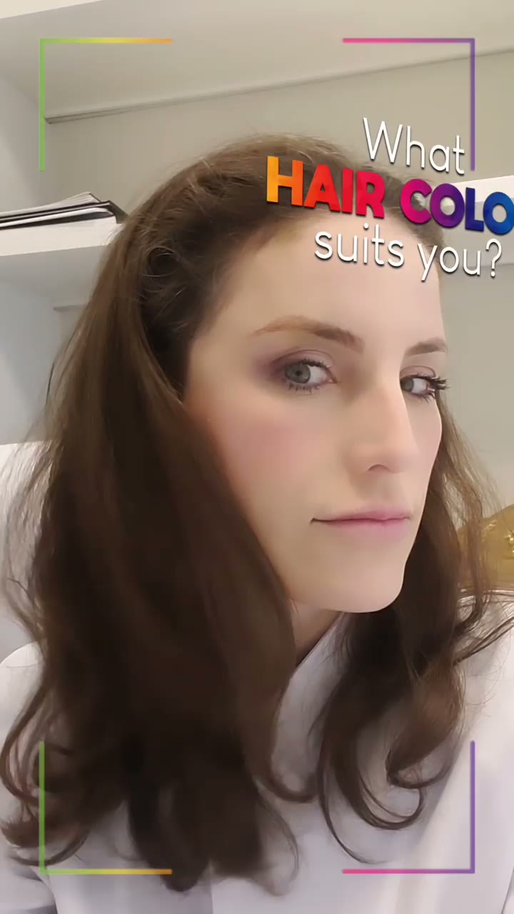 Este filtro elige el mejor color de cabello para ti.