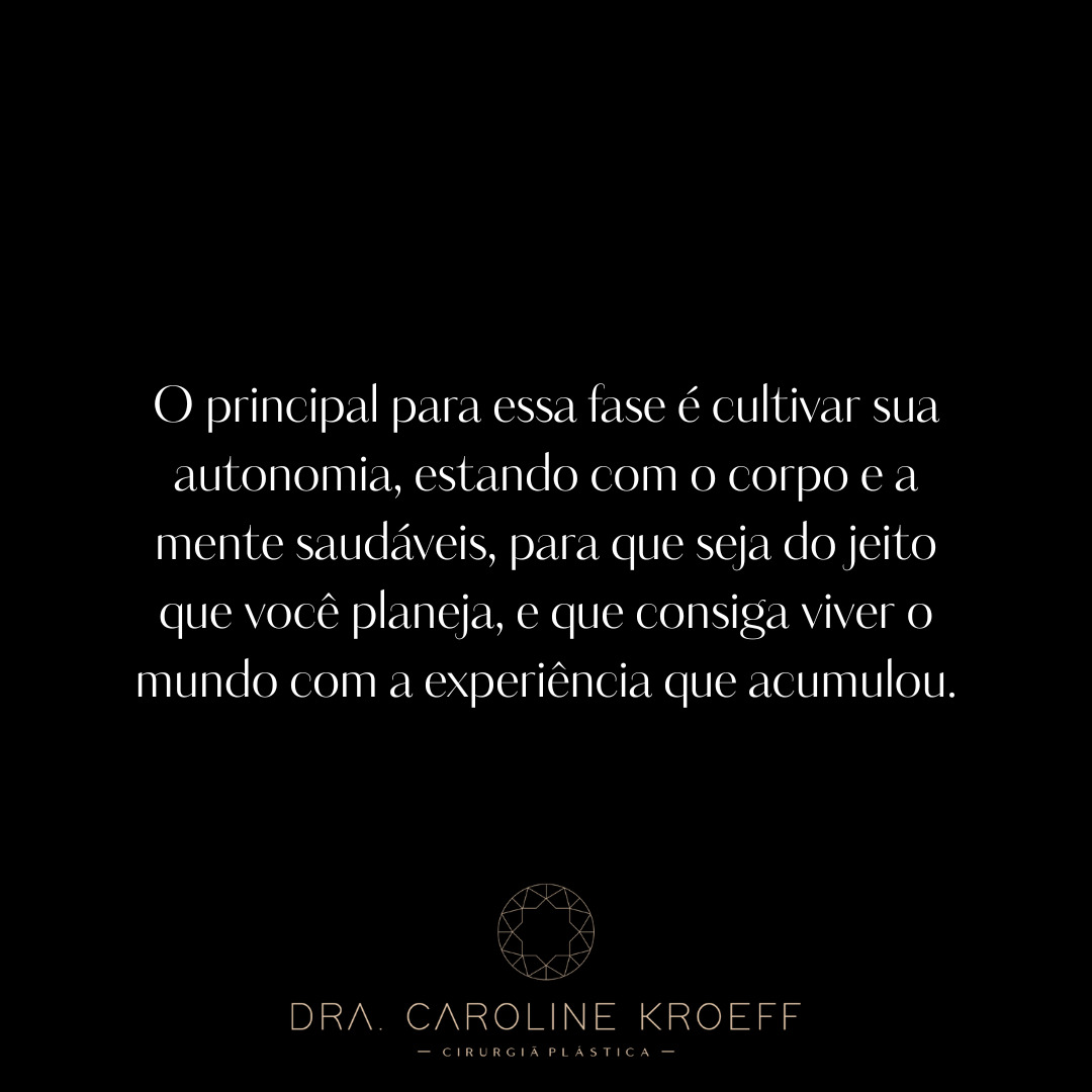 “Hoje é Dia do Idoso. Celebrar a longevidade é também cuidar da saúde, da autonomia e da autoestima. 🧡 (8/10)