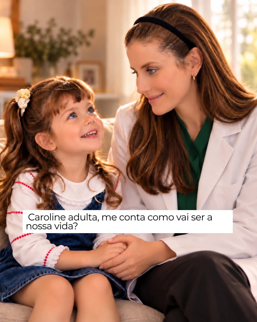 A última é a foto real… dessa menina que sentou comigo no sofá hoje, e  que eu procuro acolher e abraçar todos os dias ❤ (1/12)