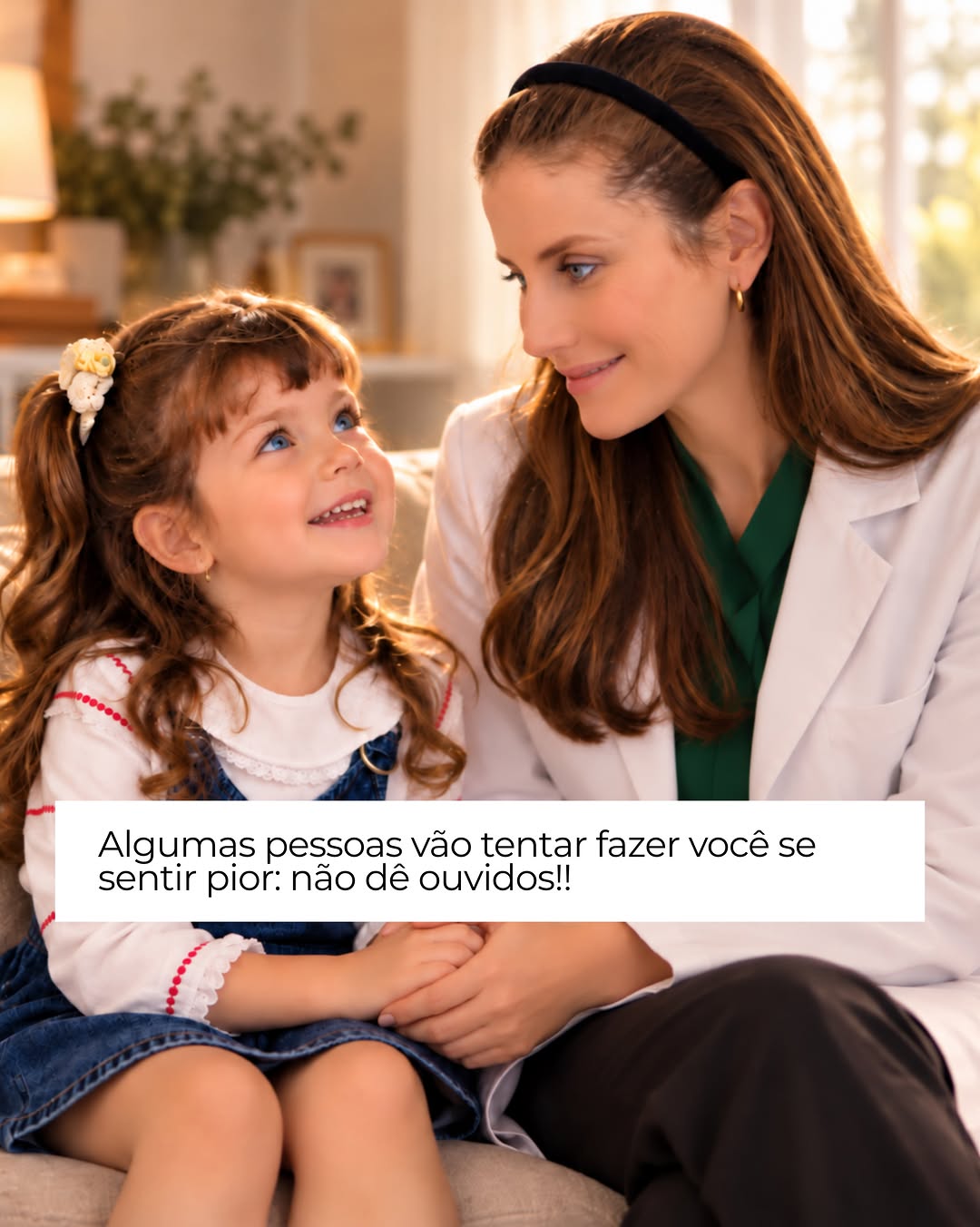A última é a foto real… dessa menina que sentou comigo no sofá hoje, e  que eu procuro acolher e abraçar todos os dias ❤ (9/12)